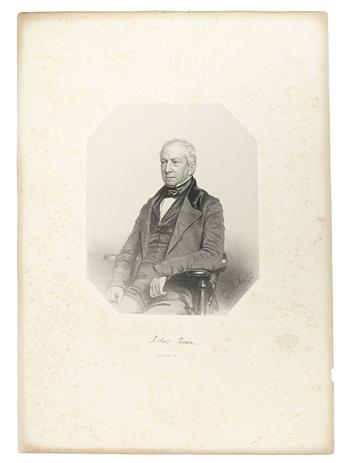 MAGUIRE, THOMAS H. Eight superb portraits of 19th century natural historians, scientists, and explorers,